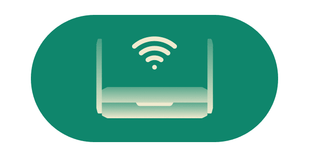 Wi-Fi Link Exkluzív az Aircove Go-hoz. Csatlakozz az internethez egy másik wifi hálózaton keresztül, kábel nélkül.
