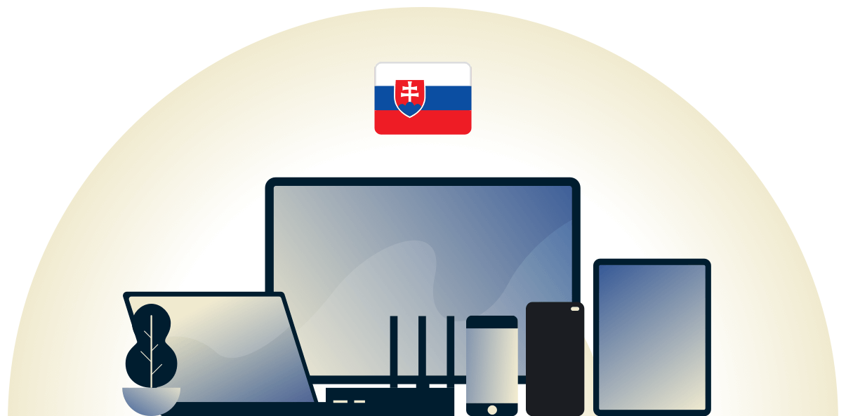 Unser Slowakei-VPN schützt eine Vielzahl von Geräten.